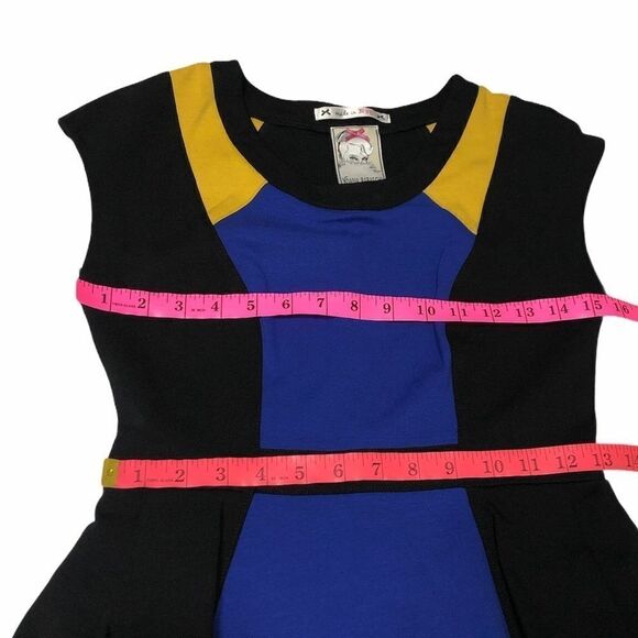 Anthropologie Yoana Baraschi Peplum Color Block - Picture 7 of 8